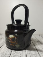 Чайник 2л цил Коричневый  Арабика кофе 42704-102/6