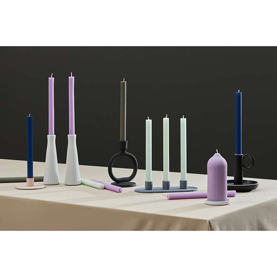 Свеча декоративная цвета лаванды Edge, 16,5см
