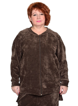 Бомбер из микровельвета Эбигейл