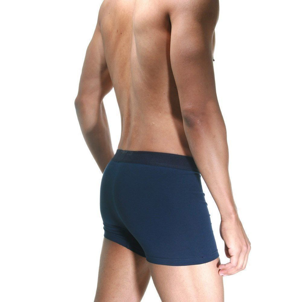 Темно-синие хлопковые трусы-боксеры Darkzone (Размер: M) (Цвет: темно-синий)