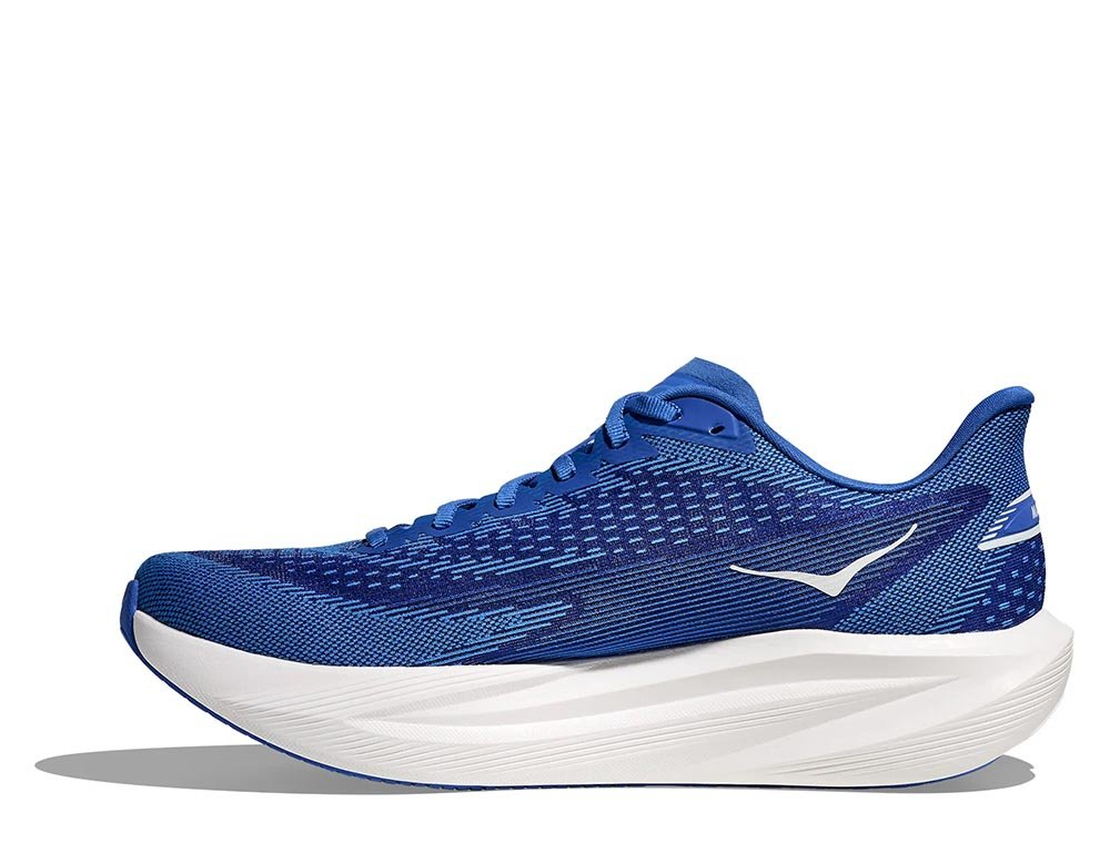 Мужские беговые кроссовки Hoka Mach 7 M Сине-Зеленый