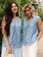 Блуза Влада (джинс) Б15530-1М LT Collection