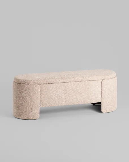 Банкетка Taks с местом для хранения букле капучино