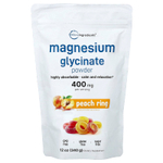 Micro Ingredients, глицинат магния в порошке, со вкусом персика, 340 г (12 унций)