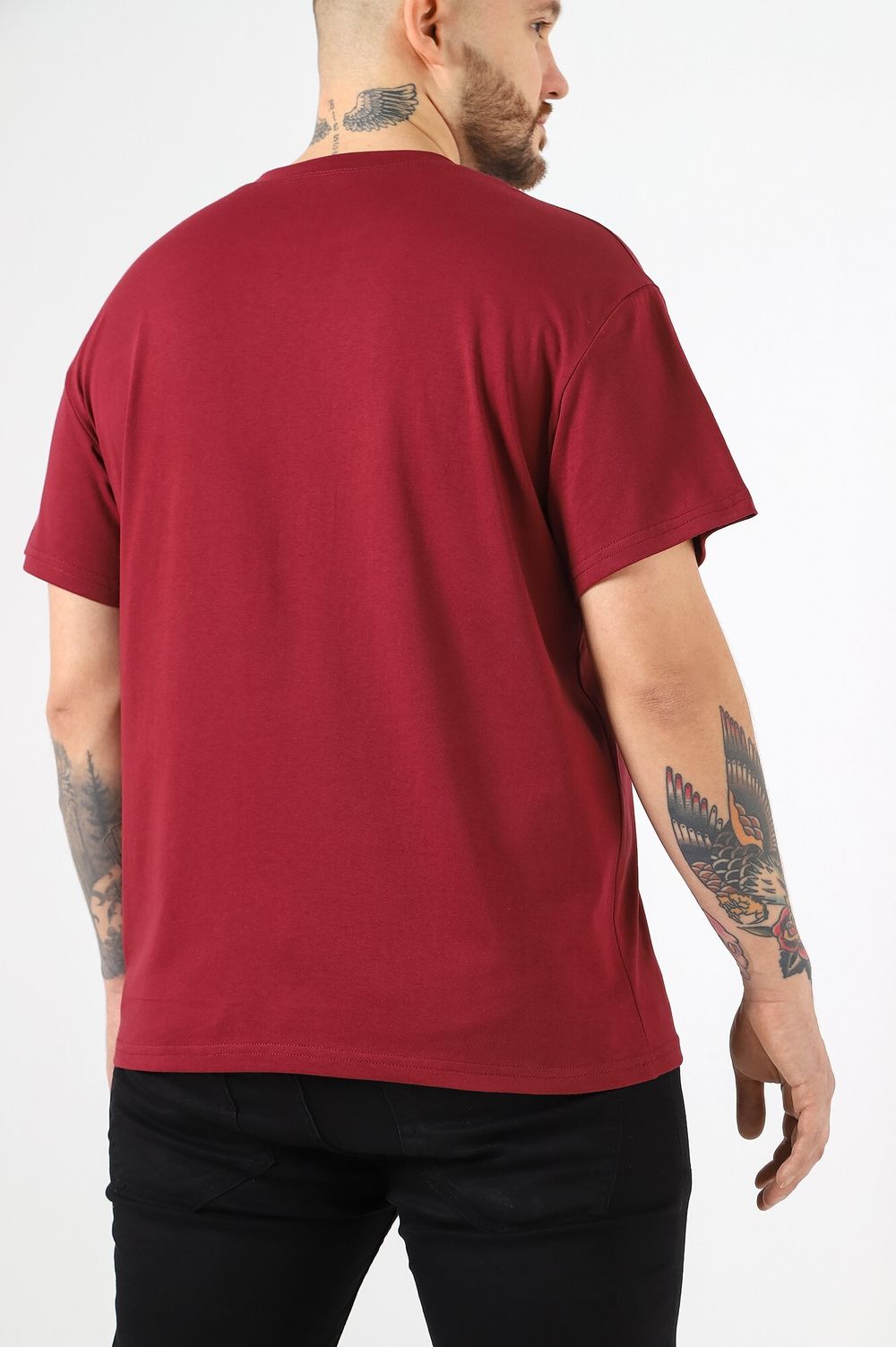 Фуфайка (футболка) мужская Герой-2 Виотекс БОРДОВЫЙ