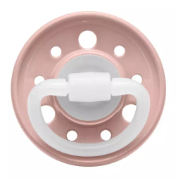 Пустышка латексная NIP "Cherry" 2 шт. для девочек, красный/розовый, размер 2