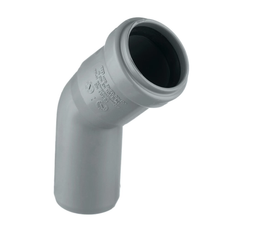 Отвод Ostendorf НТВ d32 мм 45° пластиковый для внутренней канализации