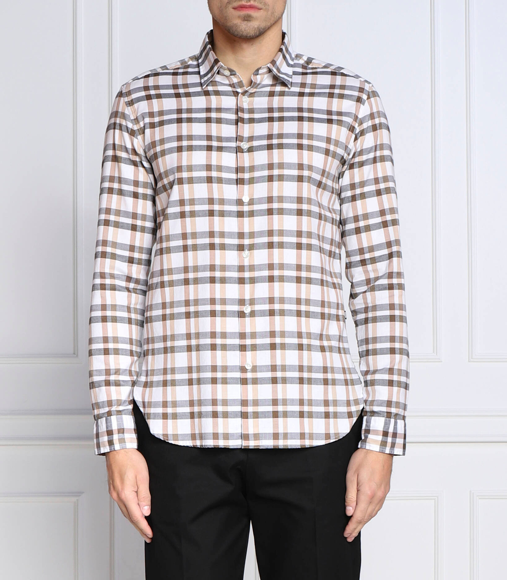 рубашка liam_53f BOSS BLACK - белый(50483724)