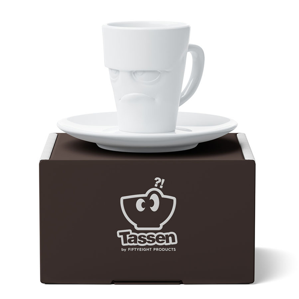 Кофейная пара grumpy, 80 мл, белая