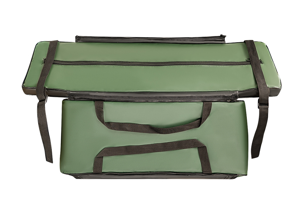 Накладки на банки комплект 91х25 БРОНЯ зеленый-черный