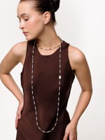 Чокер "Hematite pearl gray" Silver