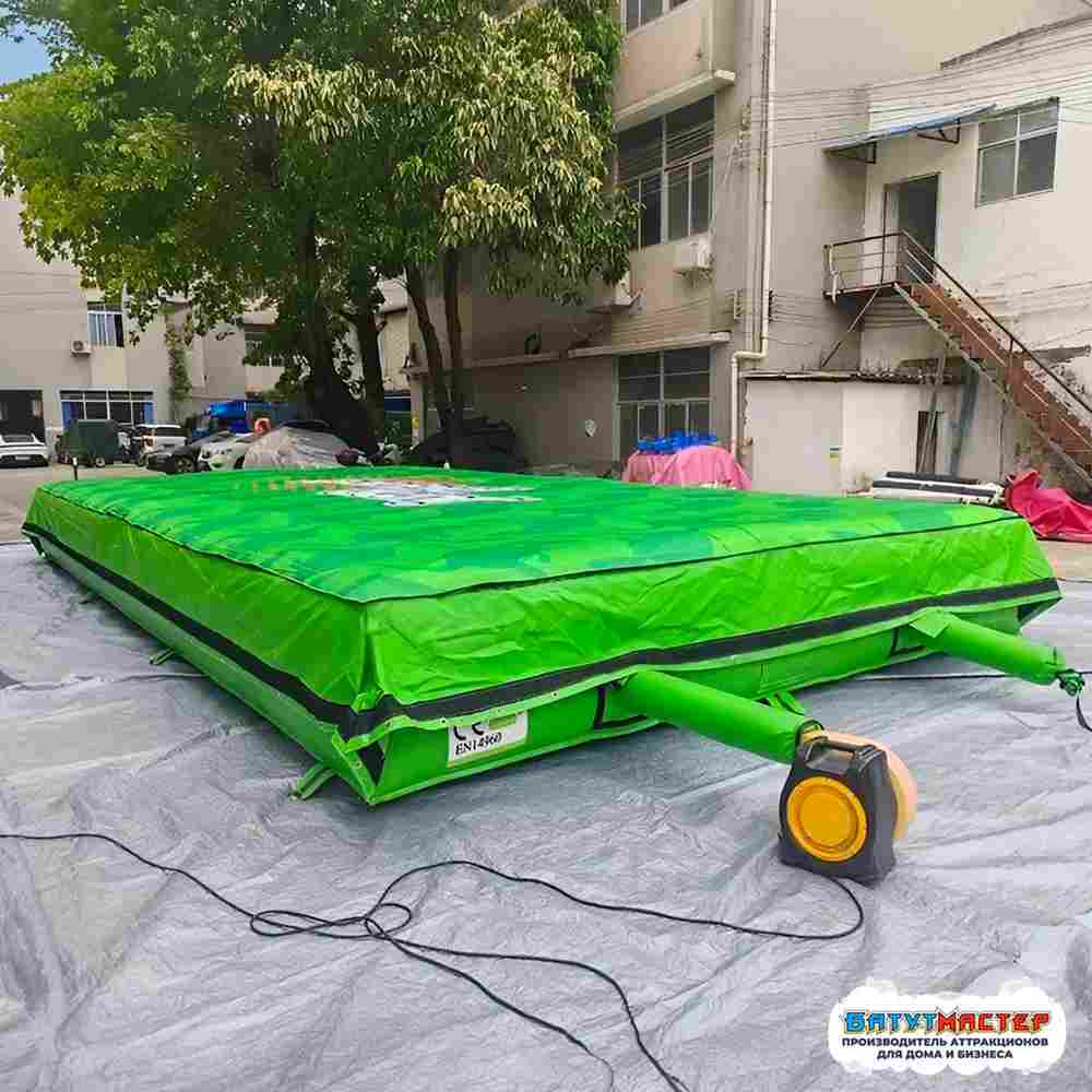 Надувная подушка «Свободное падение» для прыжков, 4,92×9,32×0,9 м