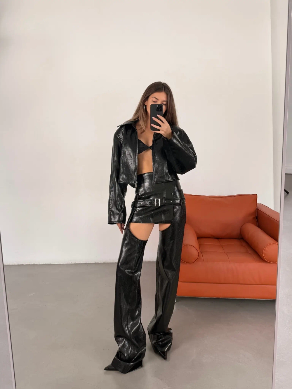 Ботфорты Danger, Черный