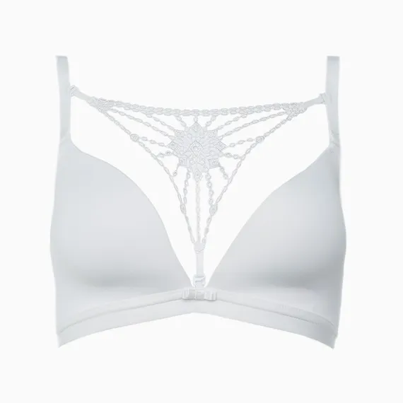 Комплект женский (топ/трусы), цвет белый, размер 75В