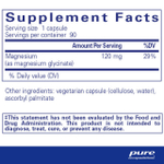 Pure Encapsulations - Magnesium Glycinate 120 mg 90 capsules