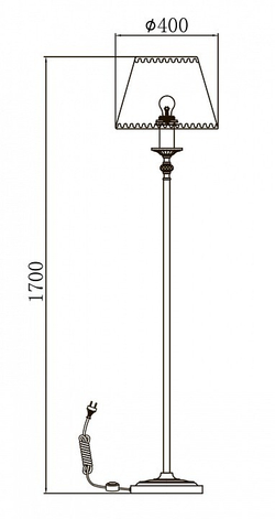 Торшер Maytoni RC093-FL-01-R