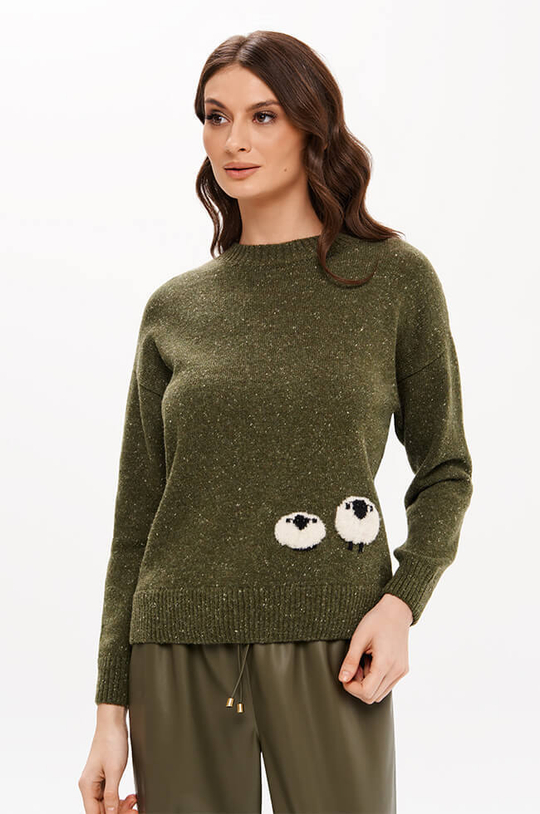 23365 Джемпер женский (хаки)