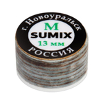 Наклейка для кия "Sumix" ø13мм Medium с фиброй 1шт