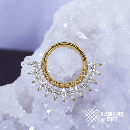 Кликер Flicker Crystal PVD Yellow 1.2мм