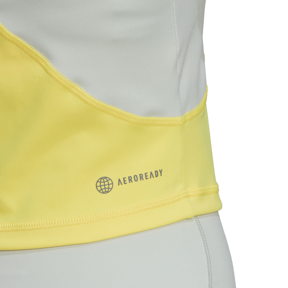 Женская теннисная майка adidas High Intensity Cropped Tank Top Women - Green