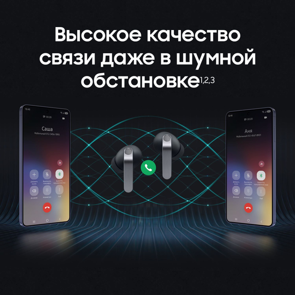 Наушники Samsung Galaxy Buds4 Pro, Черный (Black)