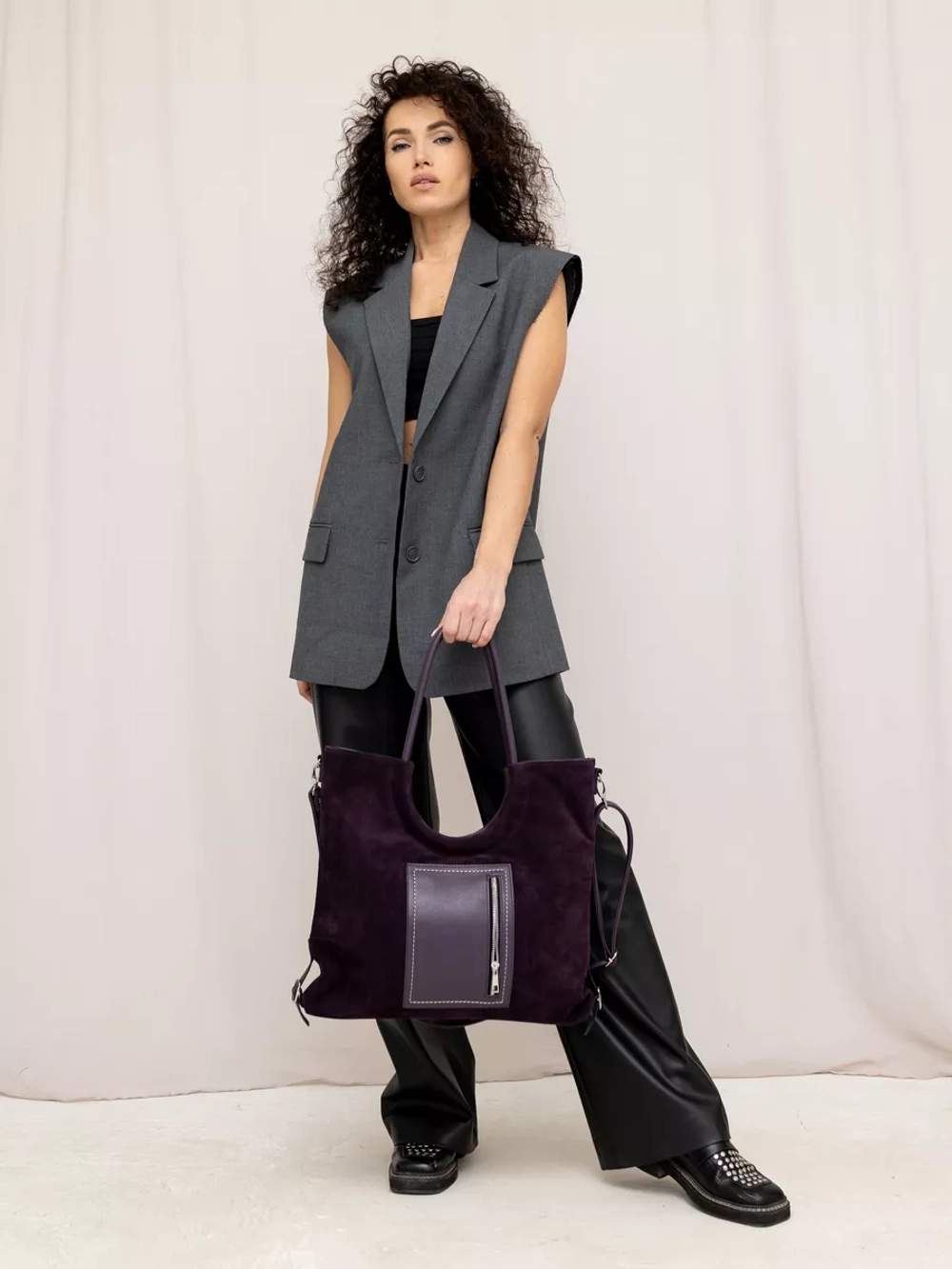 сумка через плечо большая шоппер