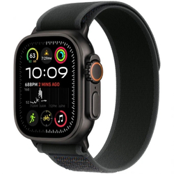 Apple Watch Ultra 2 (2024) GPS+Cellular 49mm, Black Titanium ремешок "Black Trail Loop", размер M/L 145-220mm  (MX4V3)