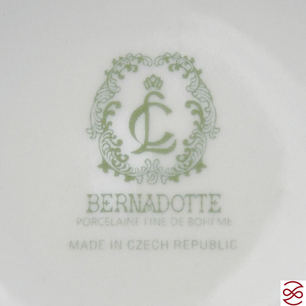 Набор пиал Bernadotte Платиновый узор 13 см (3шт)