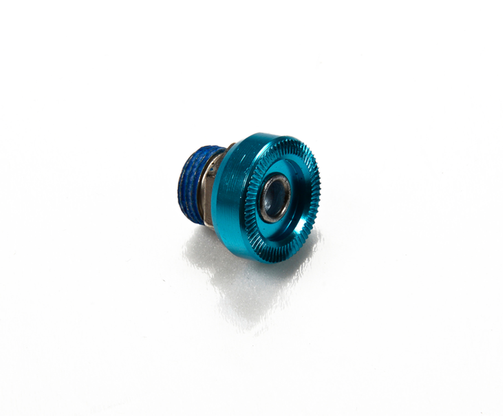 Кнопка складного механизма синяя