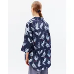 Рубашка БИЧ Голуби синяя