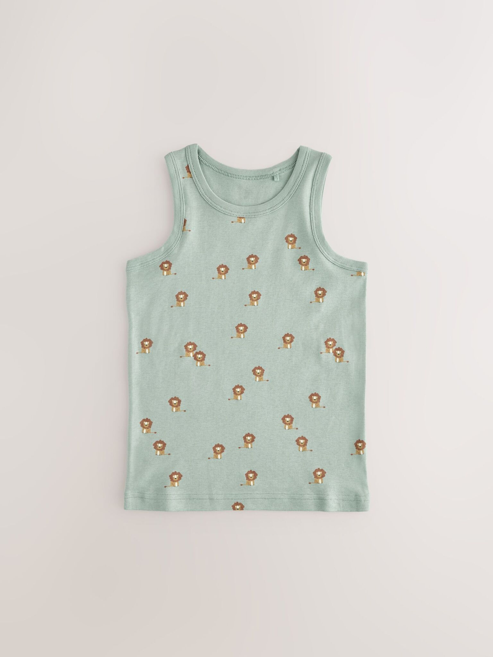 Майка для мальчика Next AA1-083, 5 шт., Синий, Белый, Бежевый