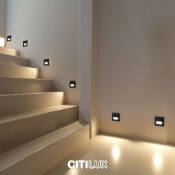 Citilux Скалли CLD006K5 LED Встраиваемый светильник лестничный Чёрный