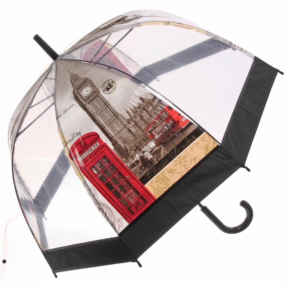 Зонт-трость женский купол «Сити», 8 спиц, микс 4 цвета, d-80см, длина в слож. виде 82см