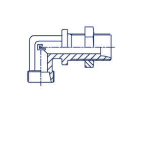 Соединение PD90 DL08 14х1.5 (корпус)