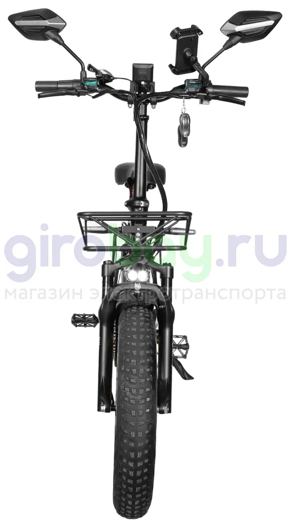 Электровелосипед Syccyba F10 Pro Dual 48V/20Ah (полный привод) - Салатовый обод фото №8