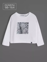 Лонгслив детский с принтом в школу