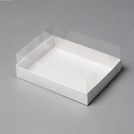 коробка подарочная для зефира, макарон, пирожных 20х15х7 см, (комплект 50 шт)