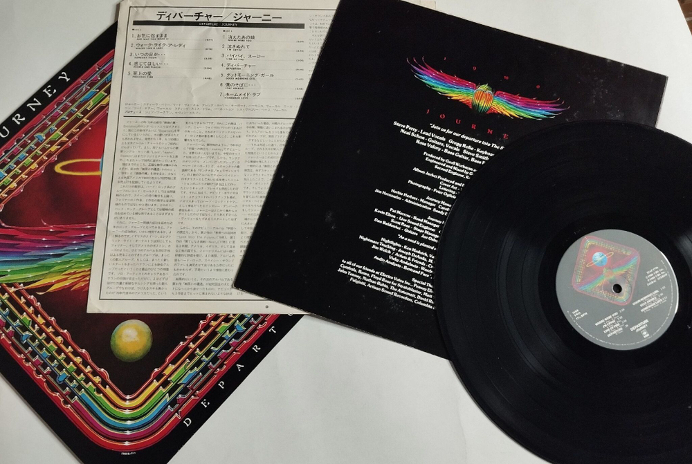 Винтажная виниловая пластинка LP Journey Departure (Japan 1980) (No Obi)