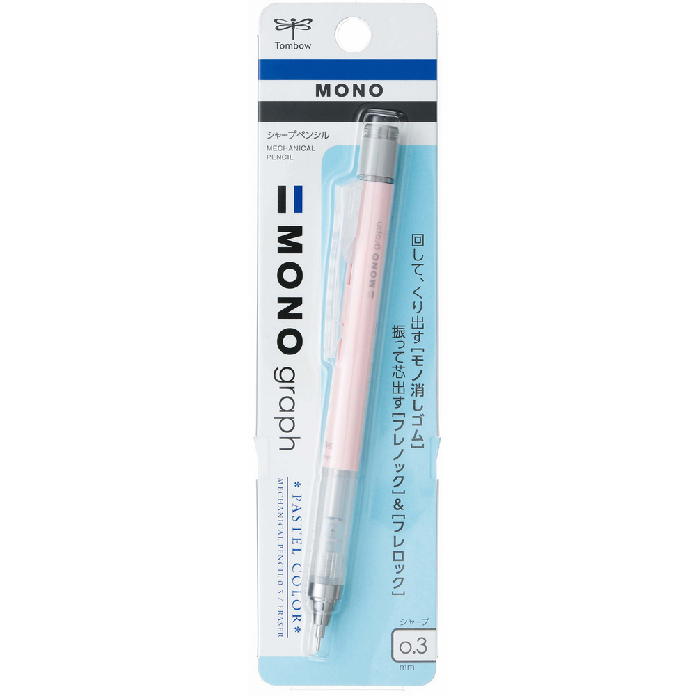 Механический карандаш 0,3 мм Tombow Mono Graph Coral Pink (блистер)