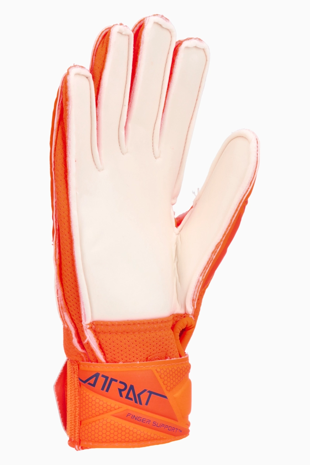 Вратарские перчатки Reusch Attrakt Solid Finger Support Junior - оранжевый