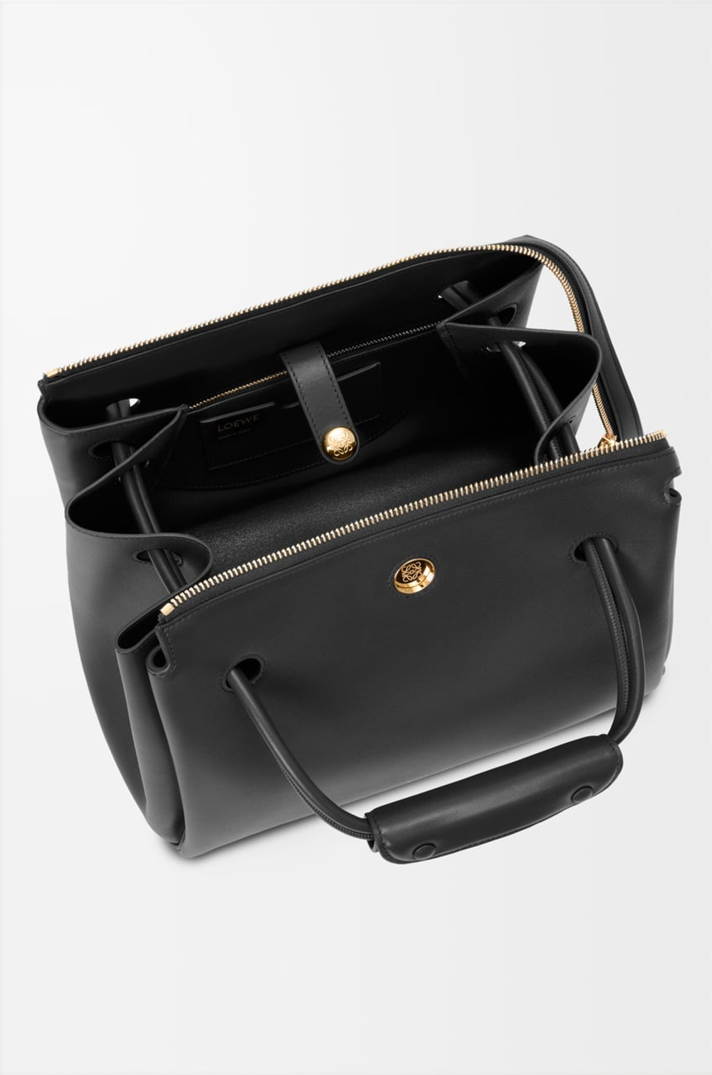 Loewe Сумка Madrid среднего размера из мягкой телячьей кожи, черный