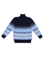 Свитер вязаный с горлом