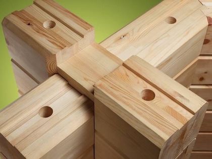 Виды соединений бруса