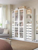 Гардероб - IKEA PAX/TYSSEDAL, 200x60x236 см, белый ПАКС/ТИССЕДАЛЬ ИКЕА