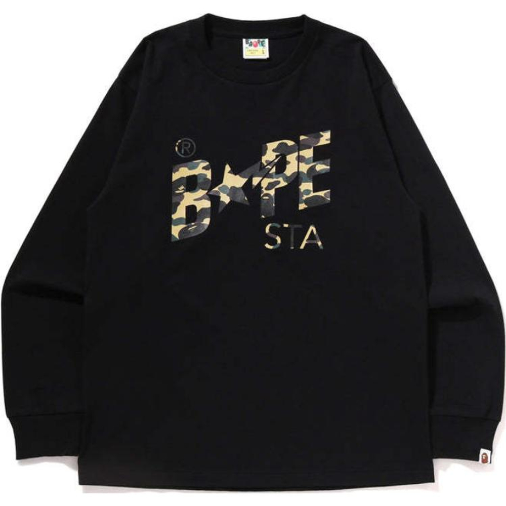 A Bathing Ape 1st Camo Sta L S Tee