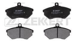 ZEKKERT BS1098 Колодки тормозные передние с ушком Audi 80, Seat Ibiza, Chery Amulet, VW Golf, Passat