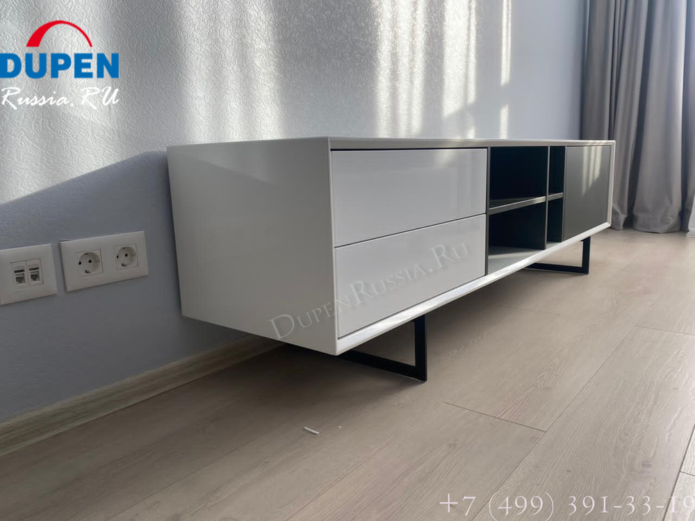 ТВ тумба DUPEN TV-131 белый (white)
