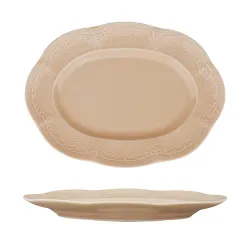 Блюдо овальное 24,8*18 см h2,9 см Aristocrat Peach Tea Noble [1]