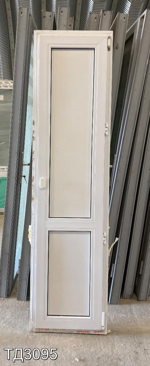 Дверь балконная пластиковая Б/У 1930(в) x 500(ш)
