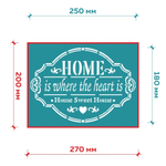 Клеевой трафарет-надпись 002